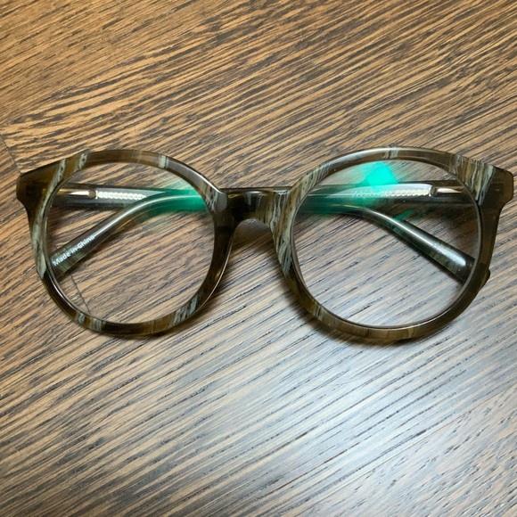 ZENNI X Keke Palmer Artsy Round Prescription Eyeglasses Green Tortoise Shell - Picture 3 of 15